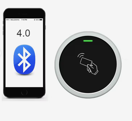 Round Bluetooth access reader